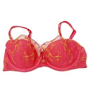 Victoria's Secret | Angels Watermelon Push-Up Without Padding Embroidered 34D